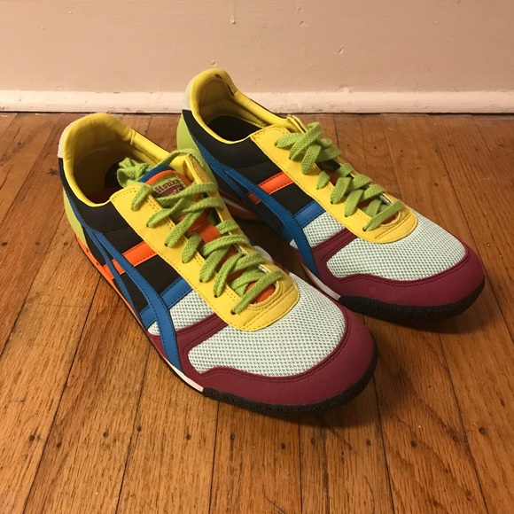 rainbow asics mens